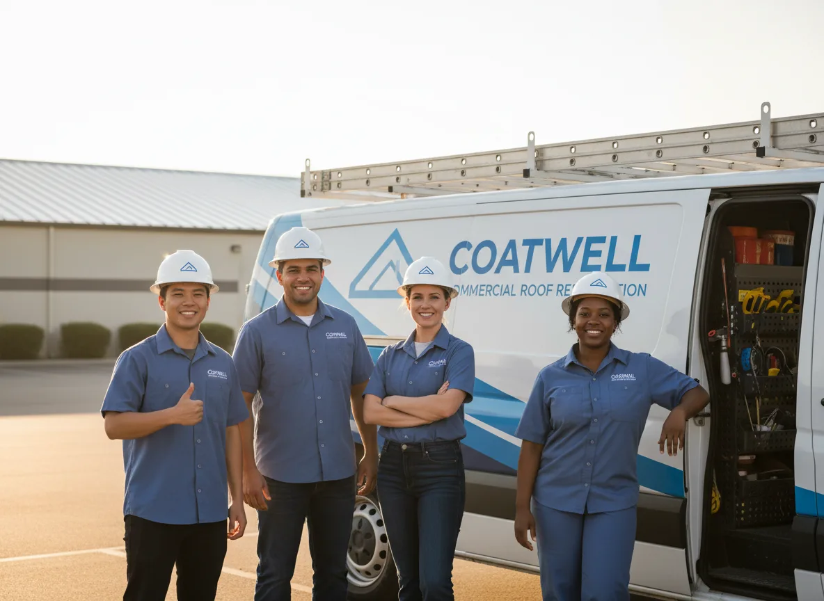 Commercial roof coating company in Midfield, TX